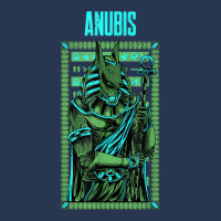 Turquoise Graphic Anubis God Figure T Shirt Ladies Denim Jacket | Artistshot