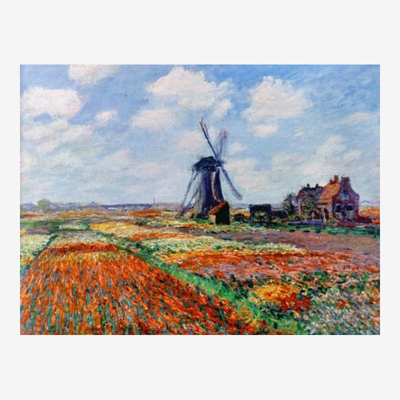 Monet Tulip Fields Youth 3/4 Sleeve by leonboothy | Artistshot