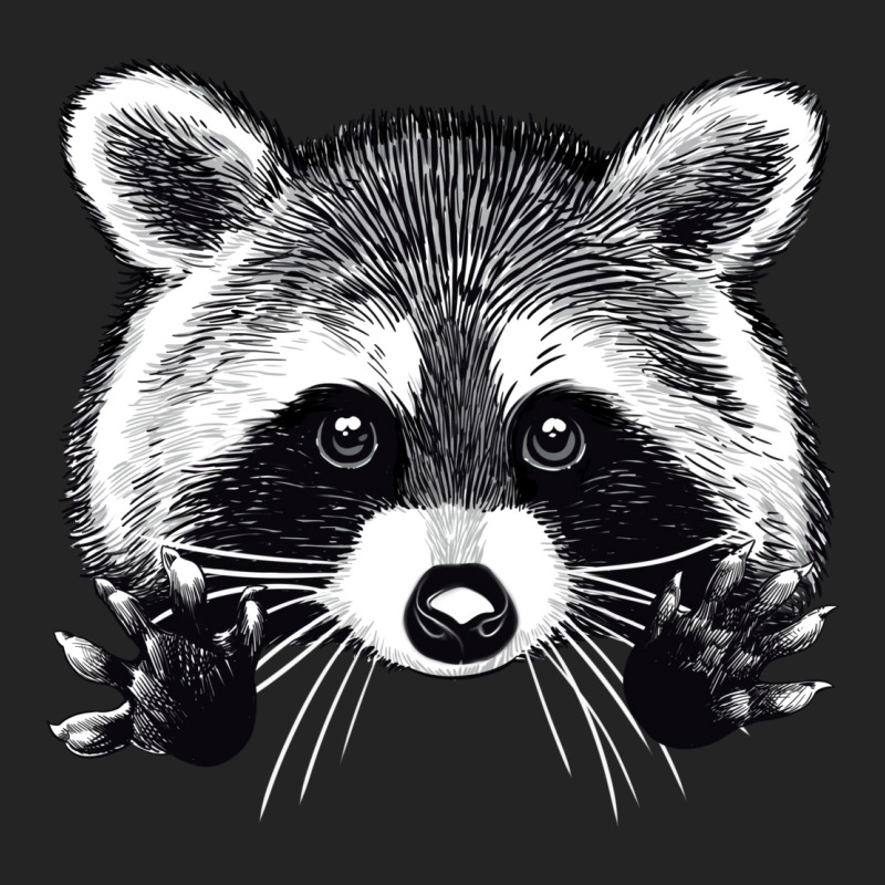 Digital Illustration Of A Little Raccoon Buddy. 3/4 Sleeve Shirt | Artistshot