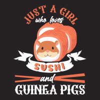 Guinea Pig T  Shirt Girl Who Loves Guinea Pigs Sushi Japan Rodent Fan Vintage Cap | Artistshot