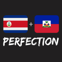 Costa Rican Plus Haitian Perfection Mix Flag Heritage 80s Tumblr T-shirt | Artistshot