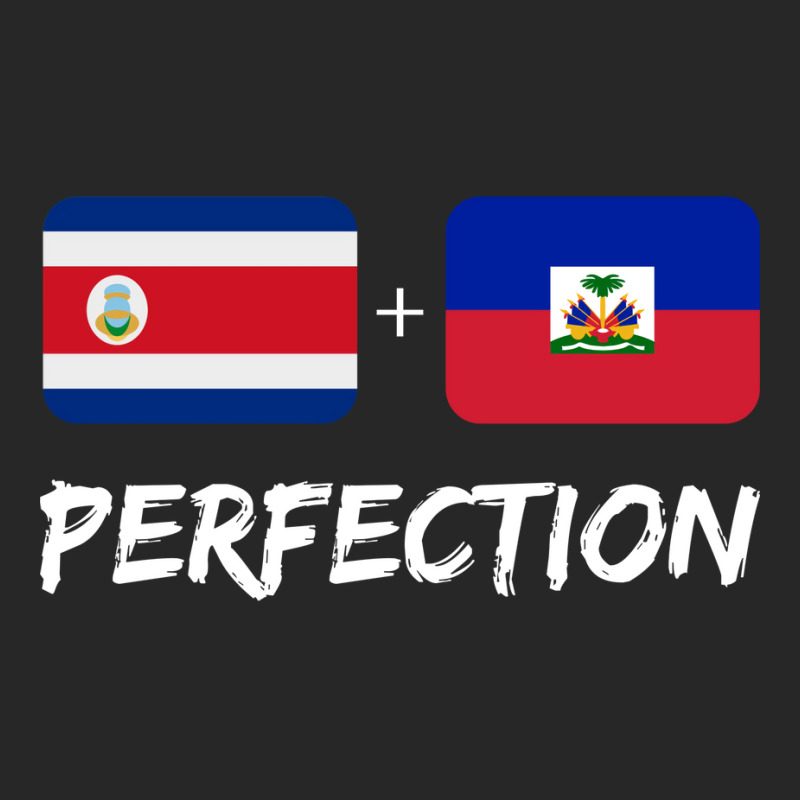 Costa Rican Plus Haitian Perfection Mix Flag Heritage 80s Tumblr Men's T-shirt Pajama Set | Artistshot