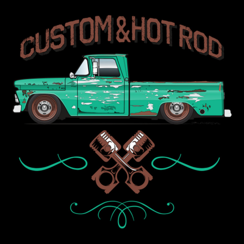 Hot Rod Patina Neptune Green Adjustable Cap by MernaPutney | Artistshot