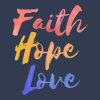 Faith Hope Nostalgia Blue V-neck Tee | Artistshot