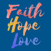 Faith Hope Nostalgia Blue Classic T-shirt | Artistshot