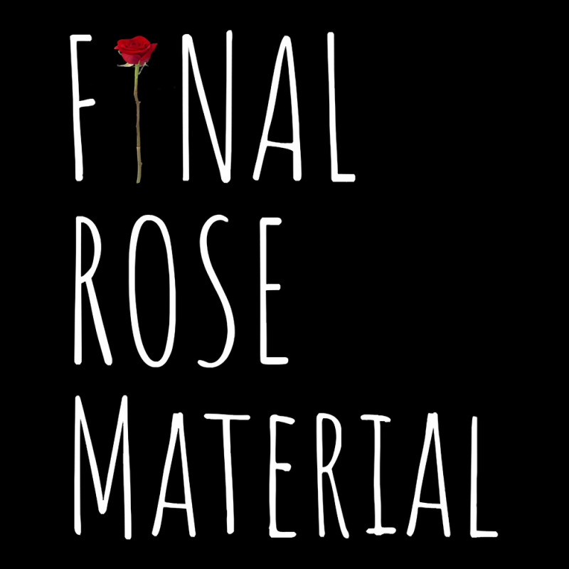 Final Rose Material Funny Valentines For Single Adjustable Cap by HayleyArtist | Artistshot