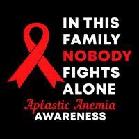 In This Family Nobody Fights Alone Aplastic Anemia Awareness Adjustable Cap | Artistshot