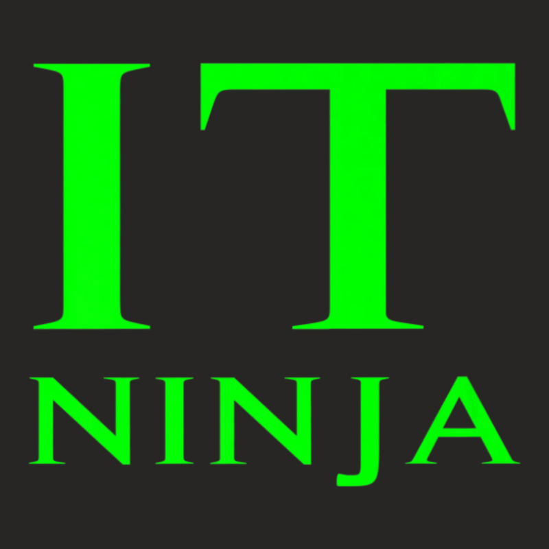 Limited Edition It Ninja Information Technology Worker It Manager Ladies Fitted T-Shirt by Crews Micki | Artistshot