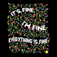 Limited Edition It's Fine I'm Fine Everything Is Fine Christmas Lights Maternity Scoop Neck T-shirt | Artistshot