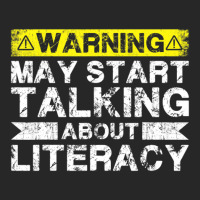 Warning May Start Talking About Literacy - Literacy Teacher Men's T-shirt Pajama Set | Artistshot