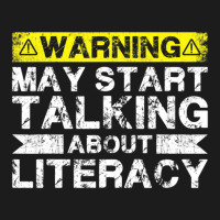 Warning May Start Talking About Literacy - Literacy Teacher Hoodie & Jogger Set | Artistshot