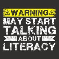 Warning May Start Talking About Literacy - Literacy Teacher Champion Hoodie | Artistshot