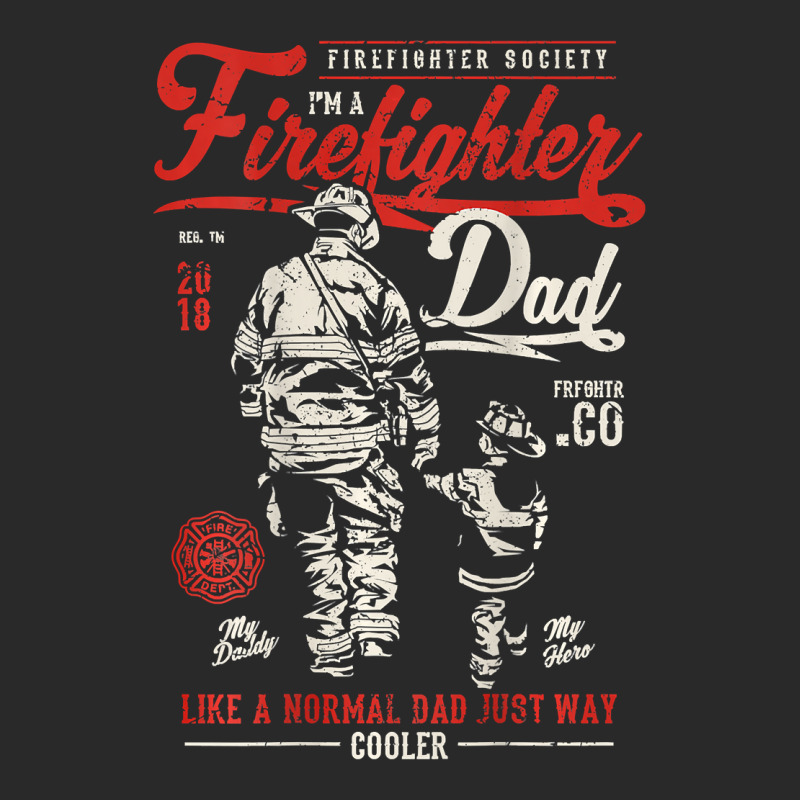 Firefighter Dad Gifts For Father From Kids Son Daughter Printed Hat | Artistshot