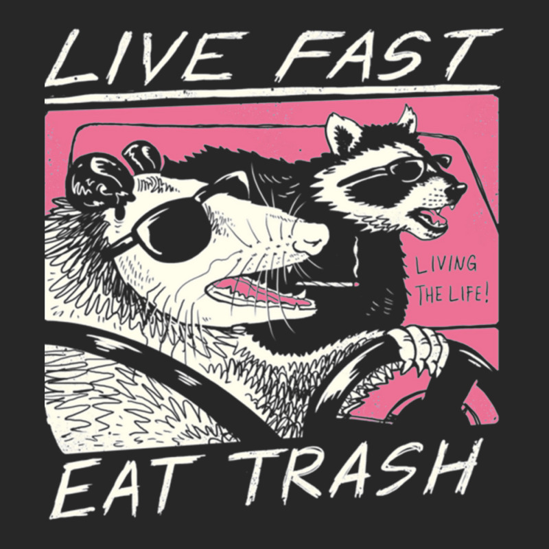 Live Fast Eat Trash Men's T-shirt Pajama Set | Artistshot