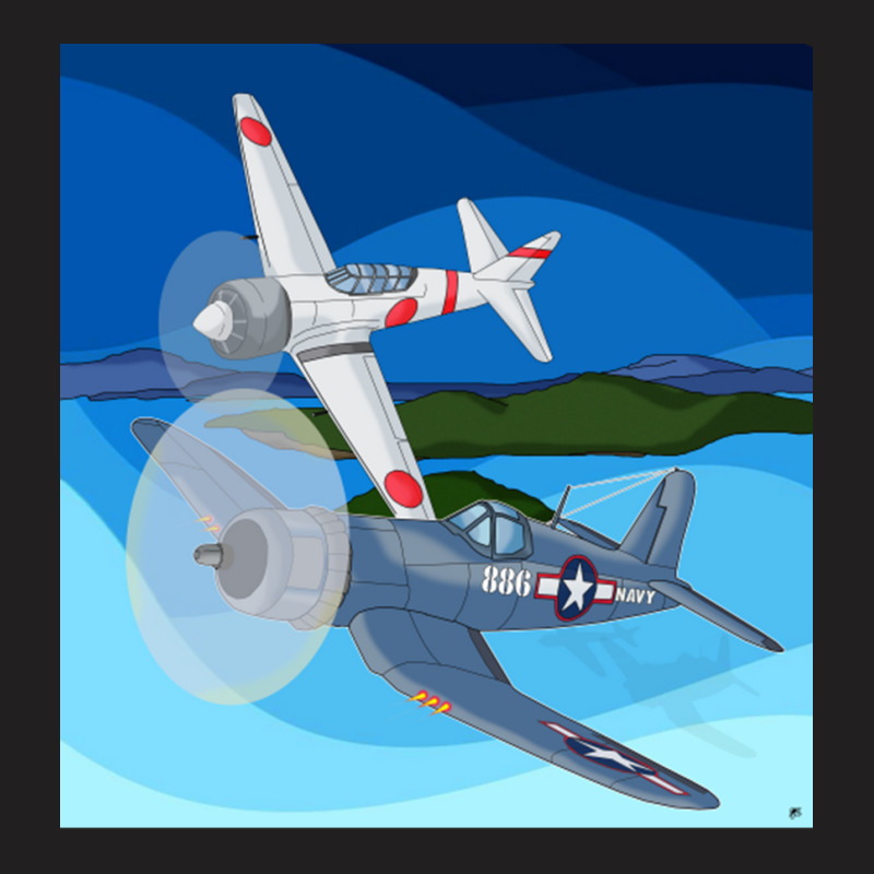 F4u Corsair Vs Zero T-shirt | Artistshot