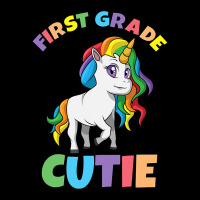 First Day Of School 1st First Grade Cutie Girls Unicorn Men's Long Sleeve Pajama Set | Artistshot