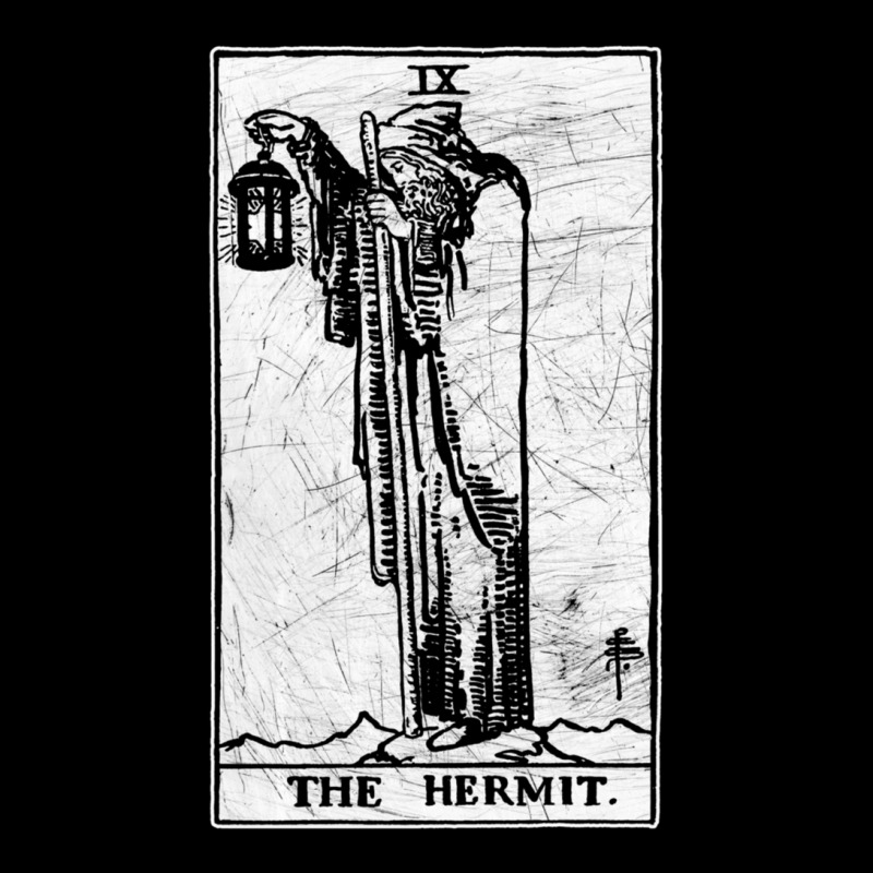 The Hermit Tarot Card - Major Arcana - Fortune Telling - Occult V-Neck Tee by AmyJeanKemmer | Artistshot