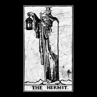 The Hermit Tarot Card - Major Arcana - Fortune Telling - Occult Men's Long Sleeve Pajama Set | Artistshot