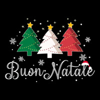 Buon Natale Italian Christmas Tree   Xmas Sweatshirt Adjustable Cap | Artistshot