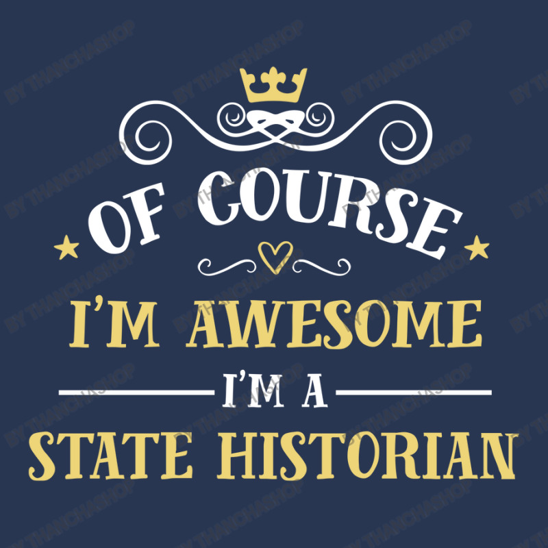 Of Course I'm Awesome I'm A State Historian Men Denim Jacket | Artistshot