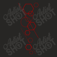 Modern Art Red Ladies Fitted T-shirt | Artistshot