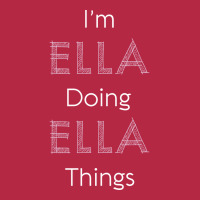 Im Ella Doing Ella Things Personalized Name Gift Woman Girl Pink Vinta Champion Hoodie | Artistshot