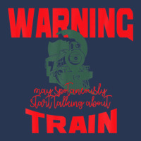 Warning May Spontaneously Start Talking About Train Men Denim Jacket | Artistshot