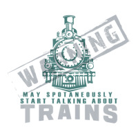 Warning May Spontaneously Start Talking About Train Men's T-shirt Pajama Set | Artistshot