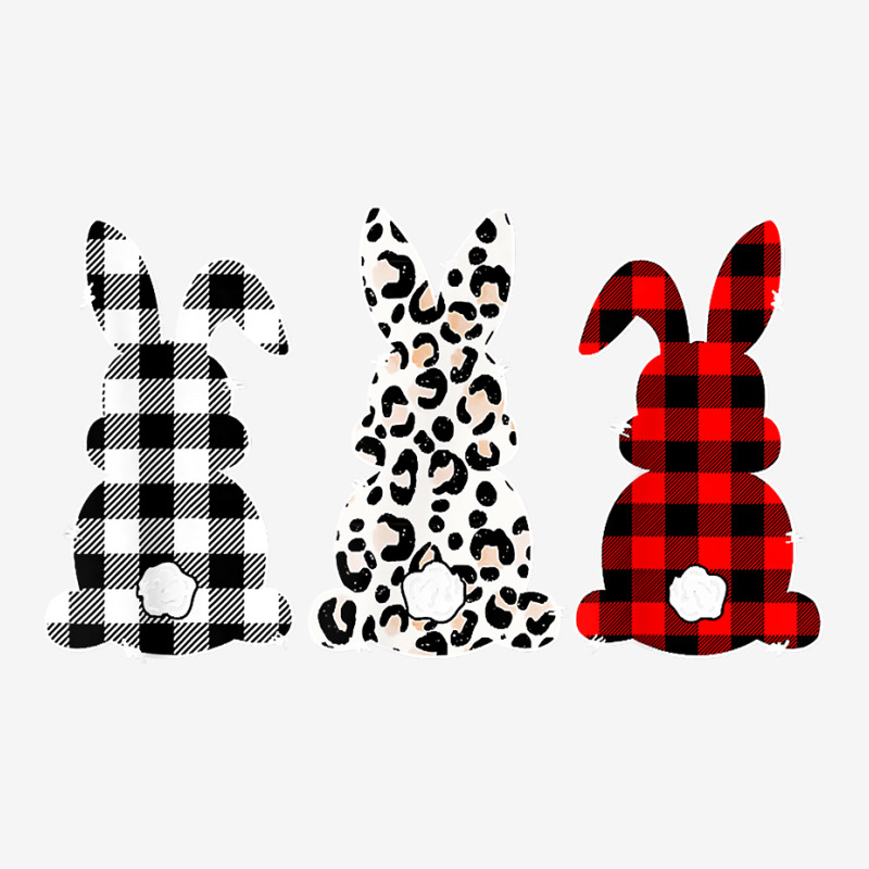 Bunny Buffalo Red Plaid Leopard Print Happy Easter Day T Shirt Mousepad | Artistshot