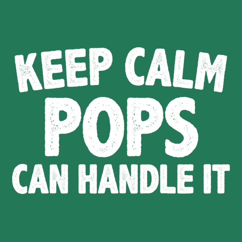 Keep Calm Pops Can Handle It Stars 70s Ladies Fitted T-Shirt by fereoucohf | Artistshot