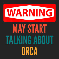 Warning May Start Talking About Orca 3/4 Sleeve Shirt | Artistshot