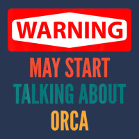 Warning May Start Talking About Orca Men Denim Jacket | Artistshot