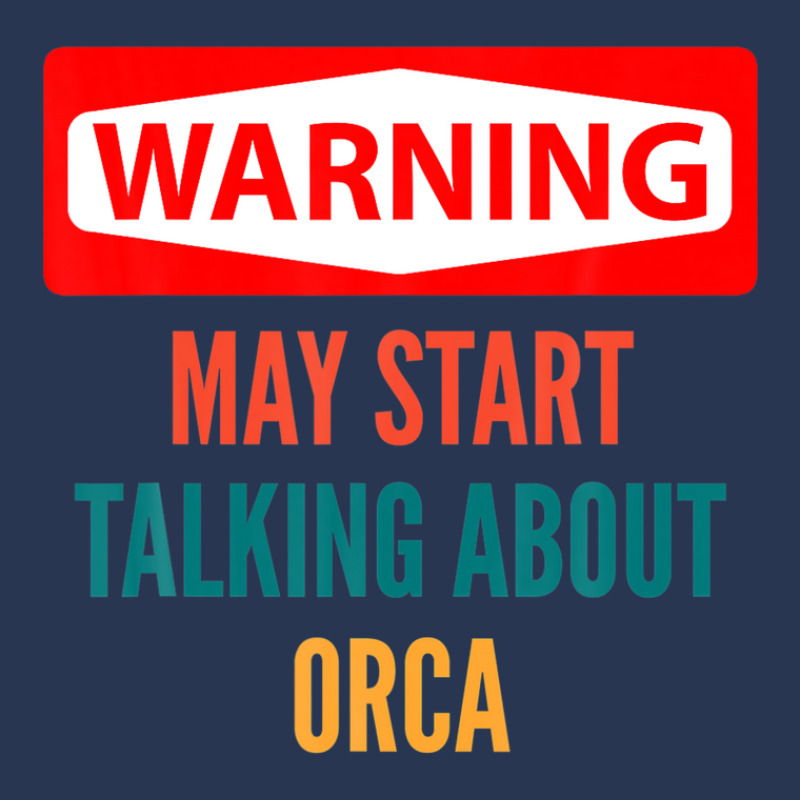 Warning May Start Talking About Orca Men Denim Jacket | Artistshot