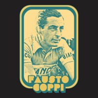 Fausto Coppi Retro Cycling Fan Art Design T-shirt | Artistshot