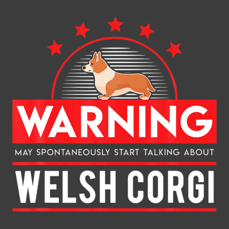 Warning May Spontaneously Start Talking About Welsh Corgi Men's Polo Shirt | Artistshot