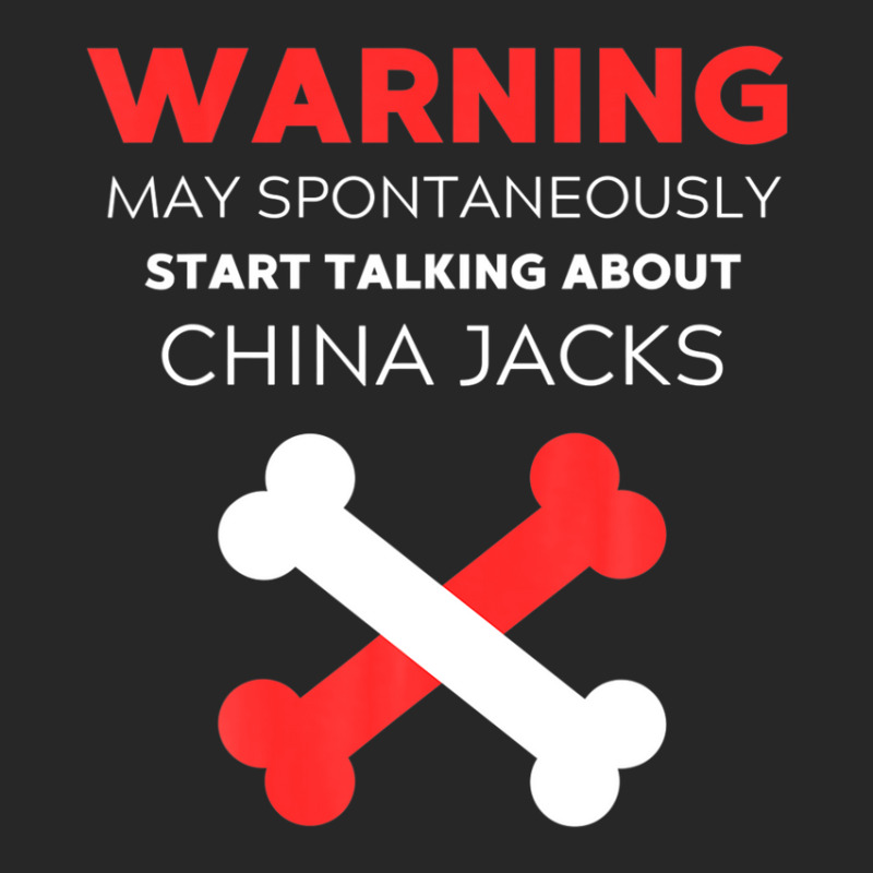 Warning May Spontaneously Start Talking About China Jacks Men's T-shirt Pajama Set | Artistshot