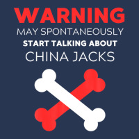 Warning May Spontaneously Start Talking About China Jacks Men Denim Jacket | Artistshot