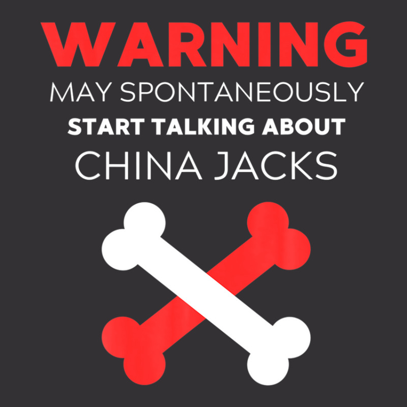 Warning May Spontaneously Start Talking About China Jacks Vintage Short | Artistshot