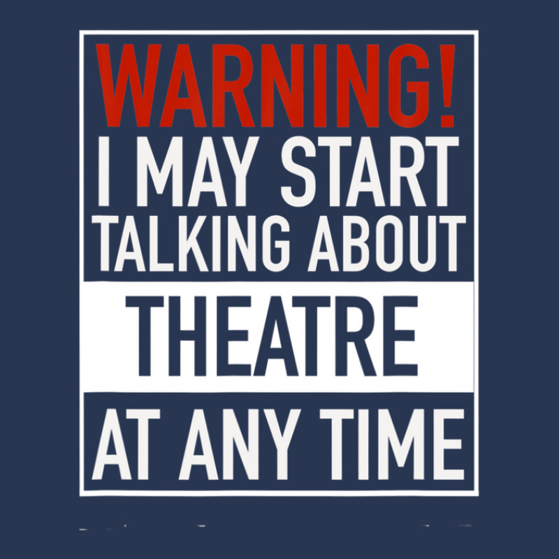 Warning May Start Talking Theatre At Any Time Men Denim Jacket | Artistshot