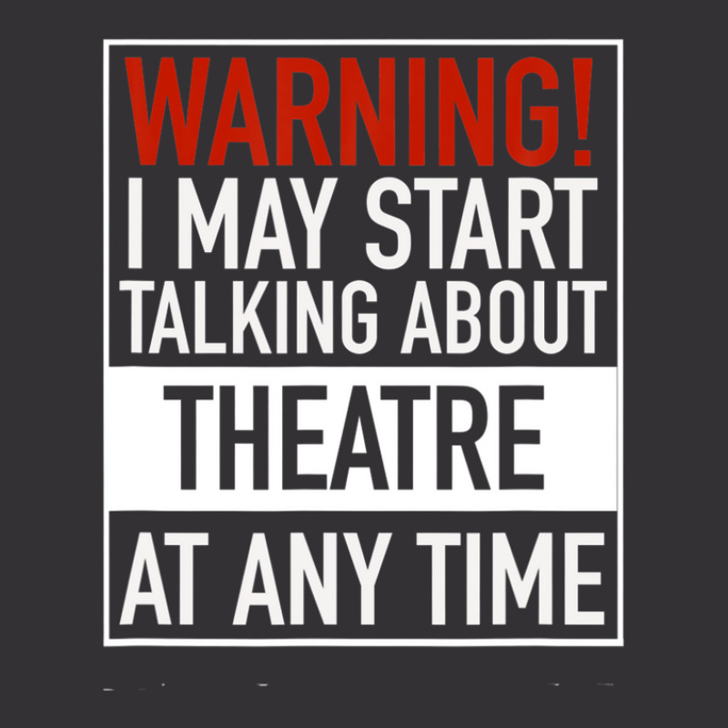 Warning May Start Talking Theatre At Any Time Vintage Short | Artistshot