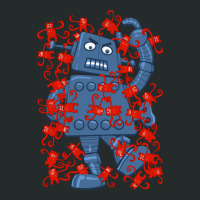 Monkeys Vs Robot Women's Triblend Scoop T-shirt | Artistshot