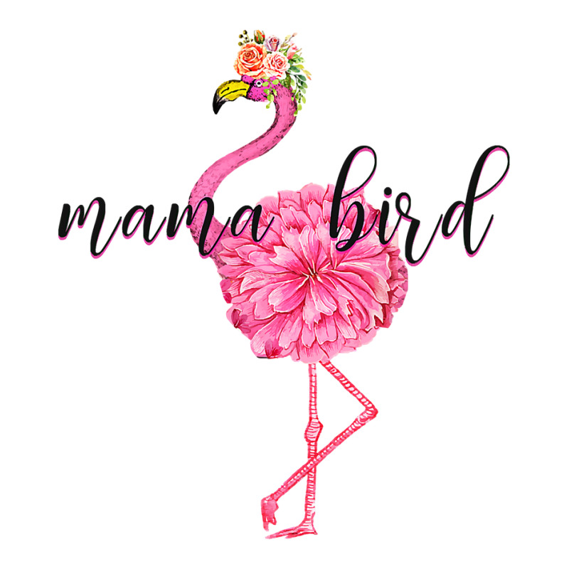 Flower Pink Mama Bird Momma Flamingo Summer Sea 2019 Floral Crewneck Sweatshirt by HayleyArtist | Artistshot