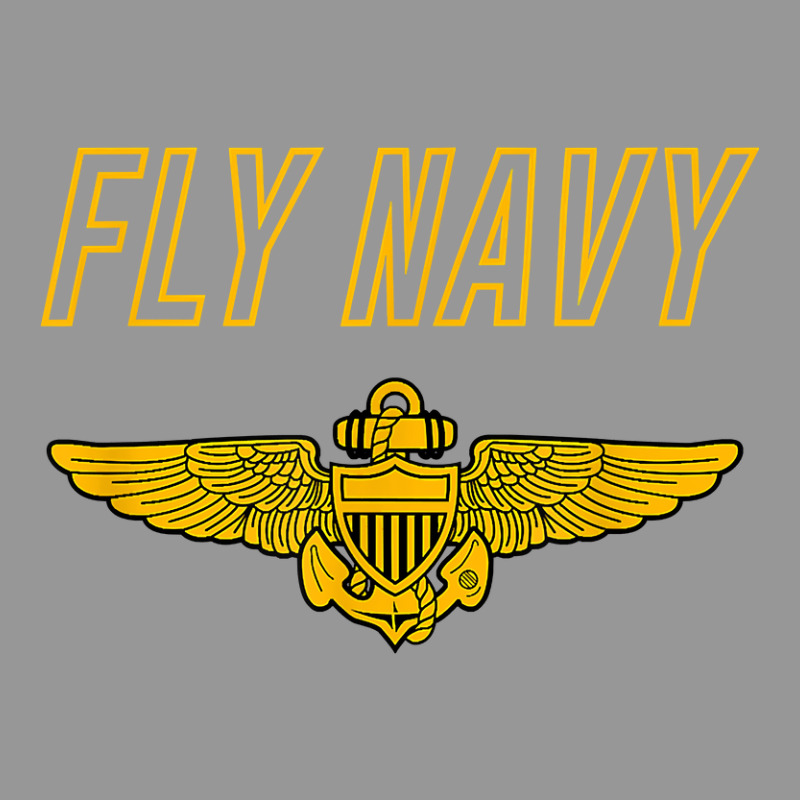 Fly Navy  Classic Naval Officer Pilot Wings Tee Women's V-Neck T-Shirt by HayleyArtist | Artistshot