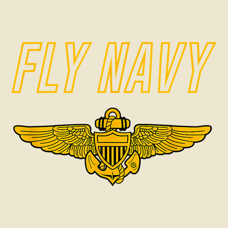 Fly Navy  Classic Naval Officer Pilot Wings Tee Cropped Hoodie by HayleyArtist | Artistshot