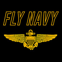 Fly Navy  Classic Naval Officer Pilot Wings Tee Cropped Sweater | Artistshot