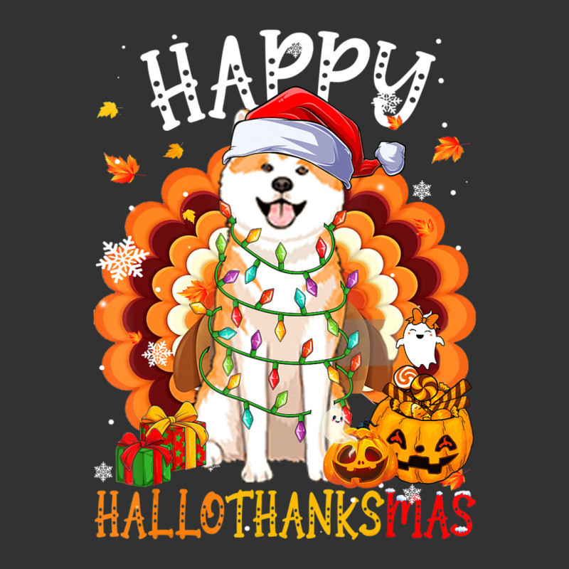 Hot Trend Happy Hallothanksmas Akita Inu Thanksgiving Xmas Baby Bodysuit by hongquangd | Artistshot