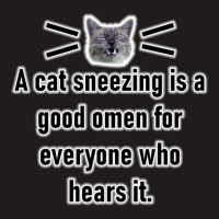 A Cat Sneezing Is A Good Omen For Everyone Who Hears It Waist Apron | Artistshot