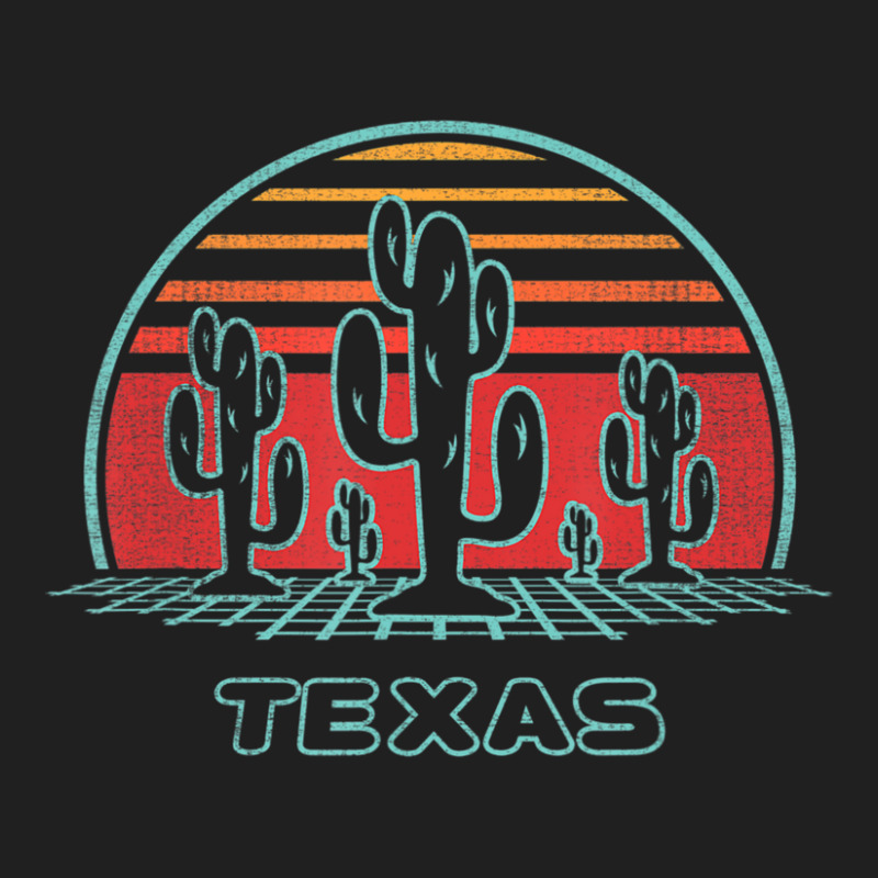 Limited Edition Texas Retro Desert Sunset 80s Style Drawstring Bags | Artistshot