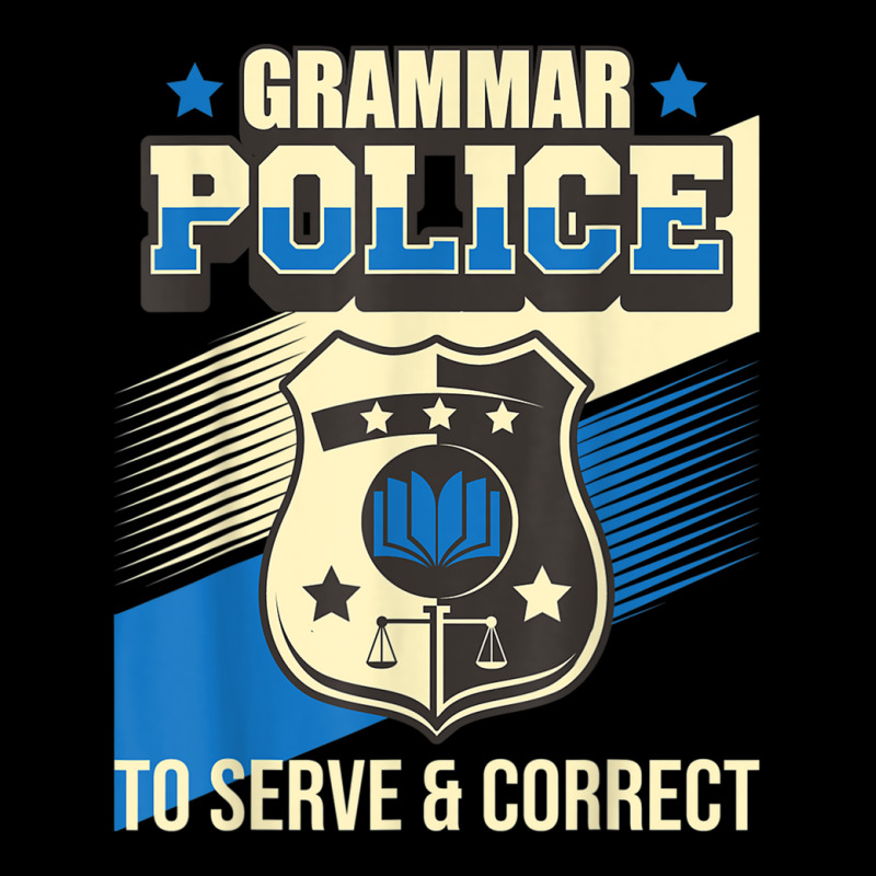 Grammar Police To Serve & Correct - English Grammarian Men's Long Sleeve Pajama Set by ReginaldLewisMay | Artistshot