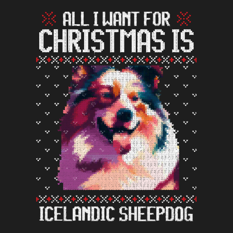 Christmas Gift For Dog Lovers T  Shirt All I Want For Christmas Is Ice Classic T-shirt by holidaylemon | Artistshot